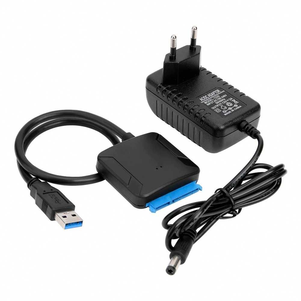 Переходник-адаптер USB 3.0 - SATA для HDD 3.5" с блоком питания