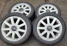 Koła Felgi Opony 18 Vw Audi A6 A8 Bora Leon 5x100 i 5x112 57,1
