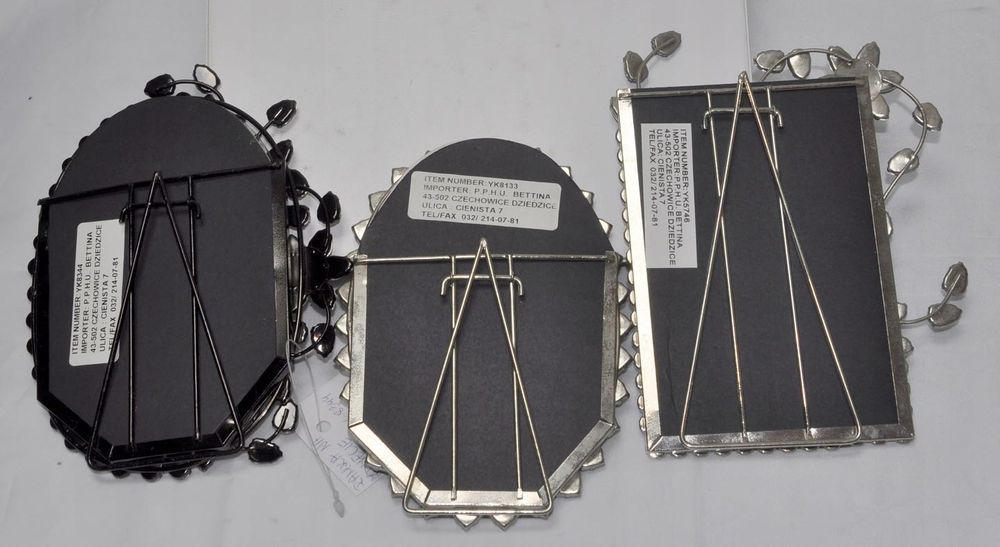 Ozdobna Ramka na zdjęcia 12x18 Kamyki Akryl