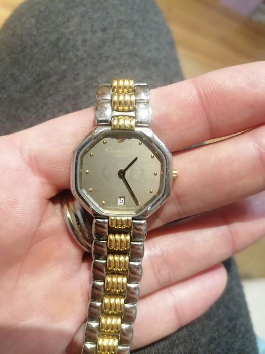 Zegarek zloty  Christian Dior  vintage
