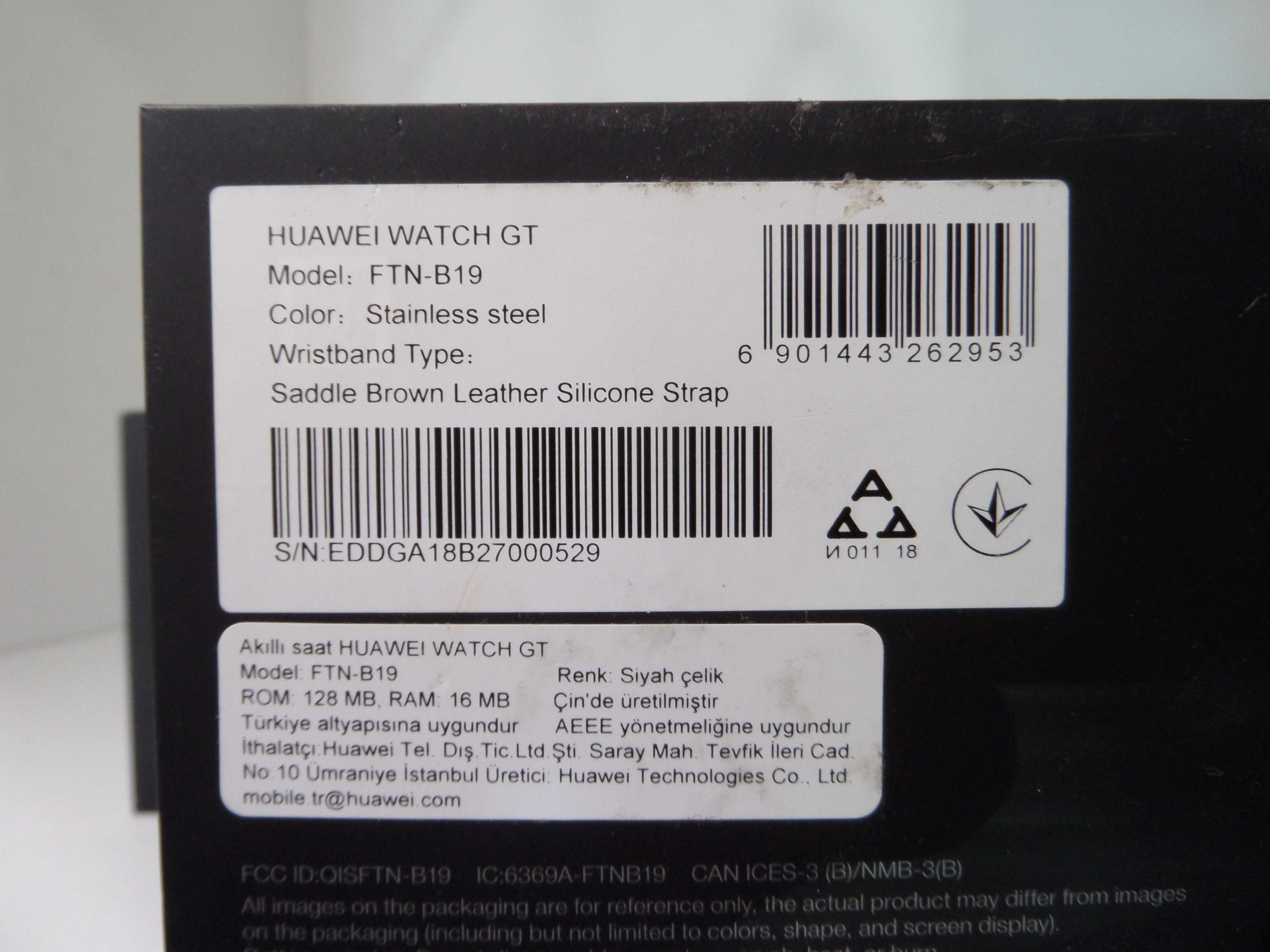 Smartwatch Huawei Watch GT FTN-B19