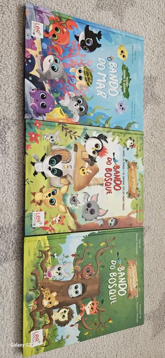 Livros bando do bosque e bando do mar