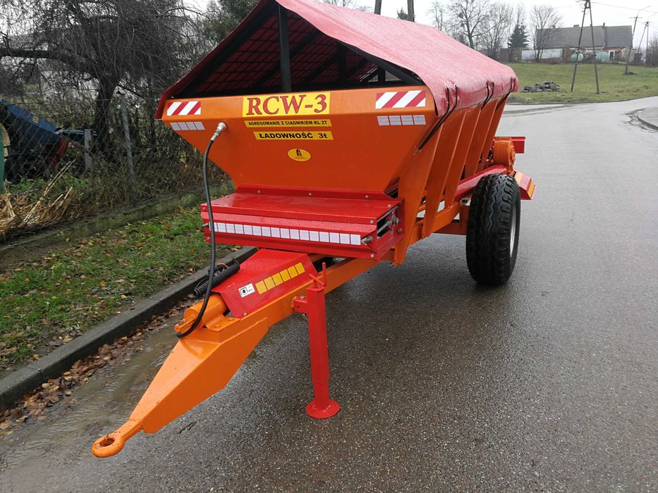 Piaskarka Pias rozsiewacz rcw3 posypywarka solarka /4t,5t,7t pronar/