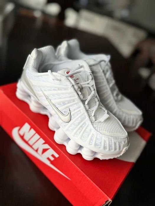 "Buty Trampki" Nike_Shox_TL_White_R.43