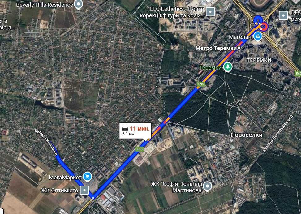 Гатне 25 соток фасад 56 метрів під комерцію/супермаркет