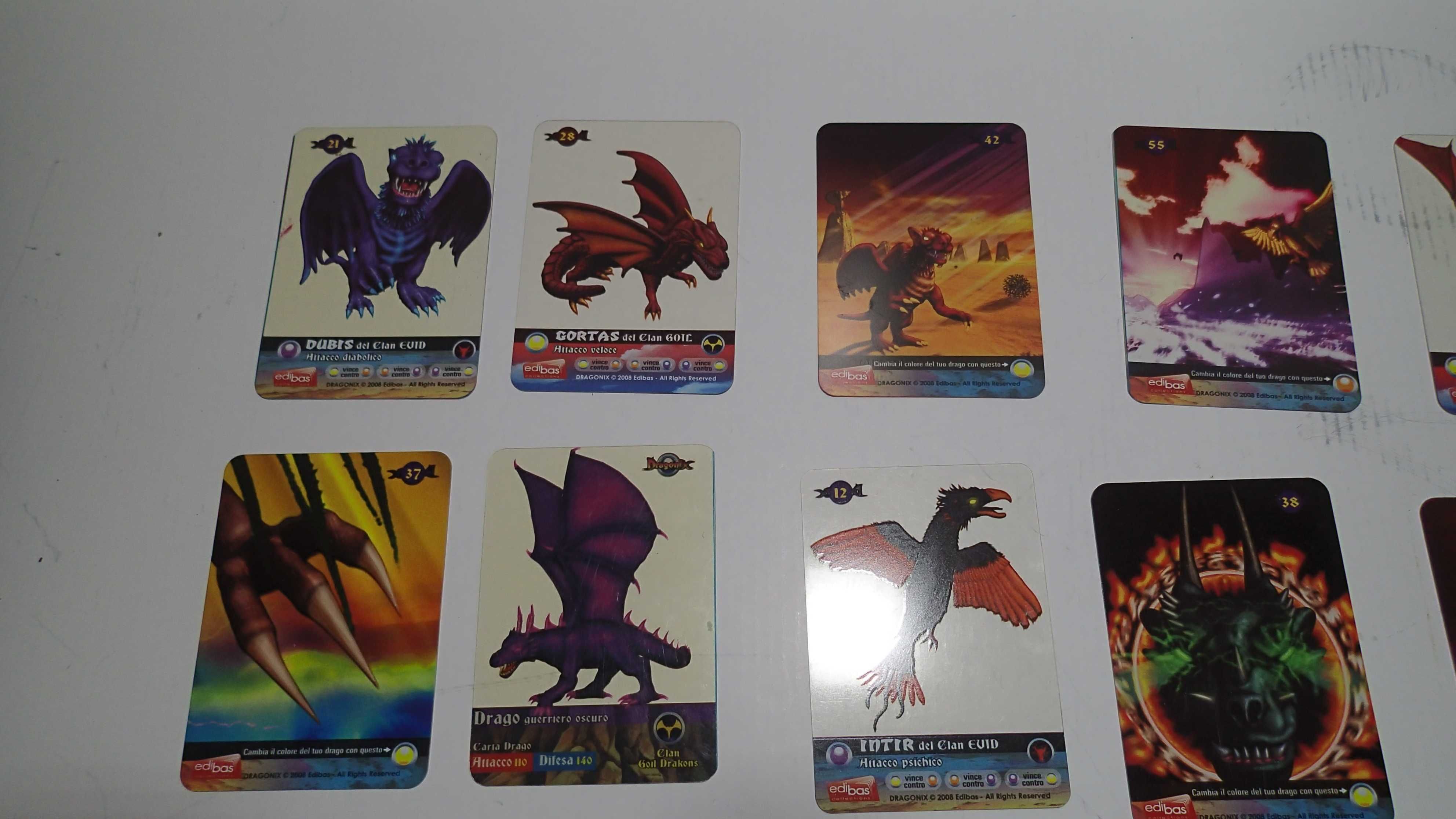 Cartas Dragonix da EDIBAS