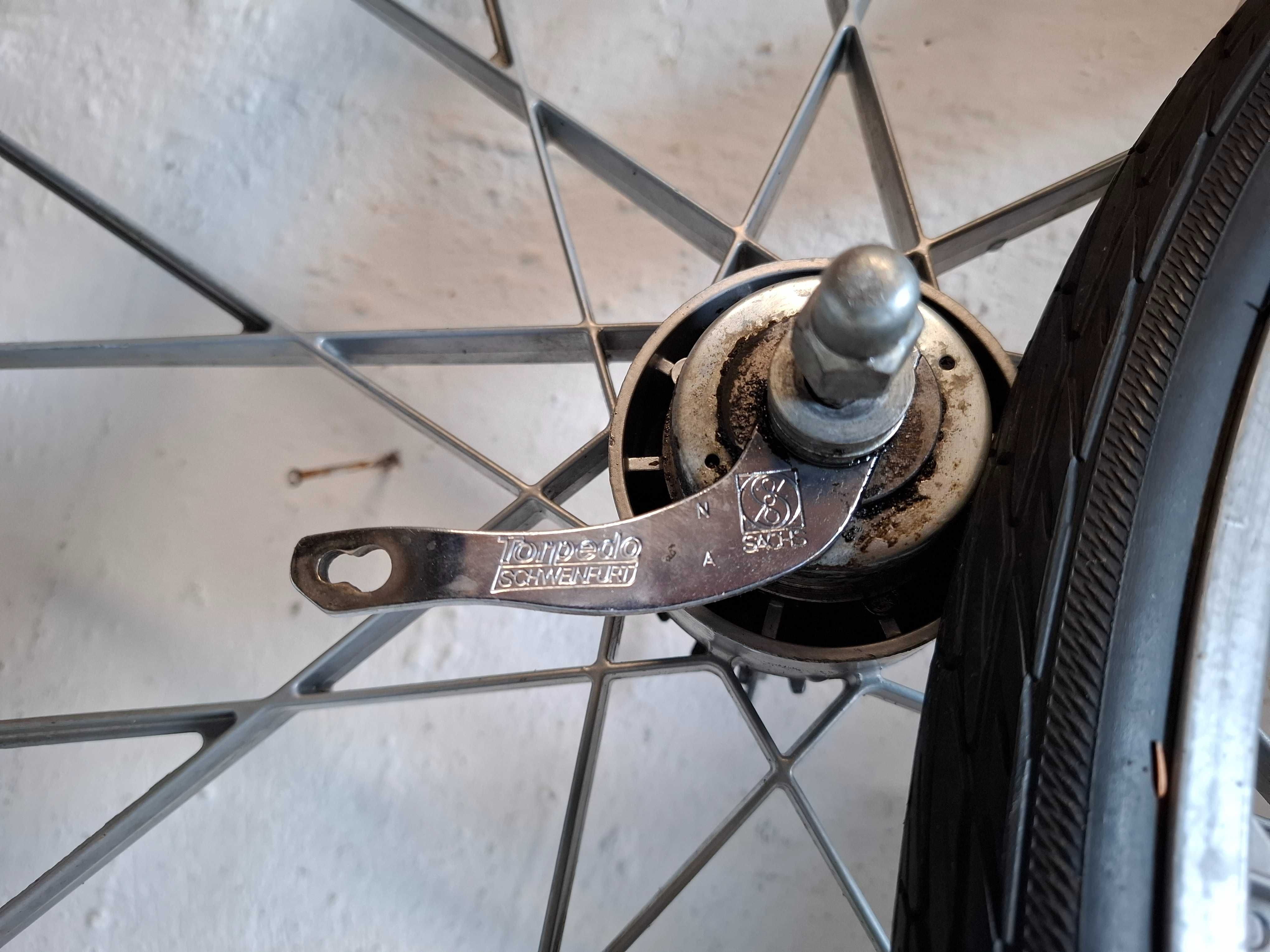 Komplet kół aluminiowych do roweru spalinowego SACHS Torpedo 26"