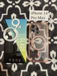 Etui z Magsafe do iPhone 14 Pro Max brokat zestaw