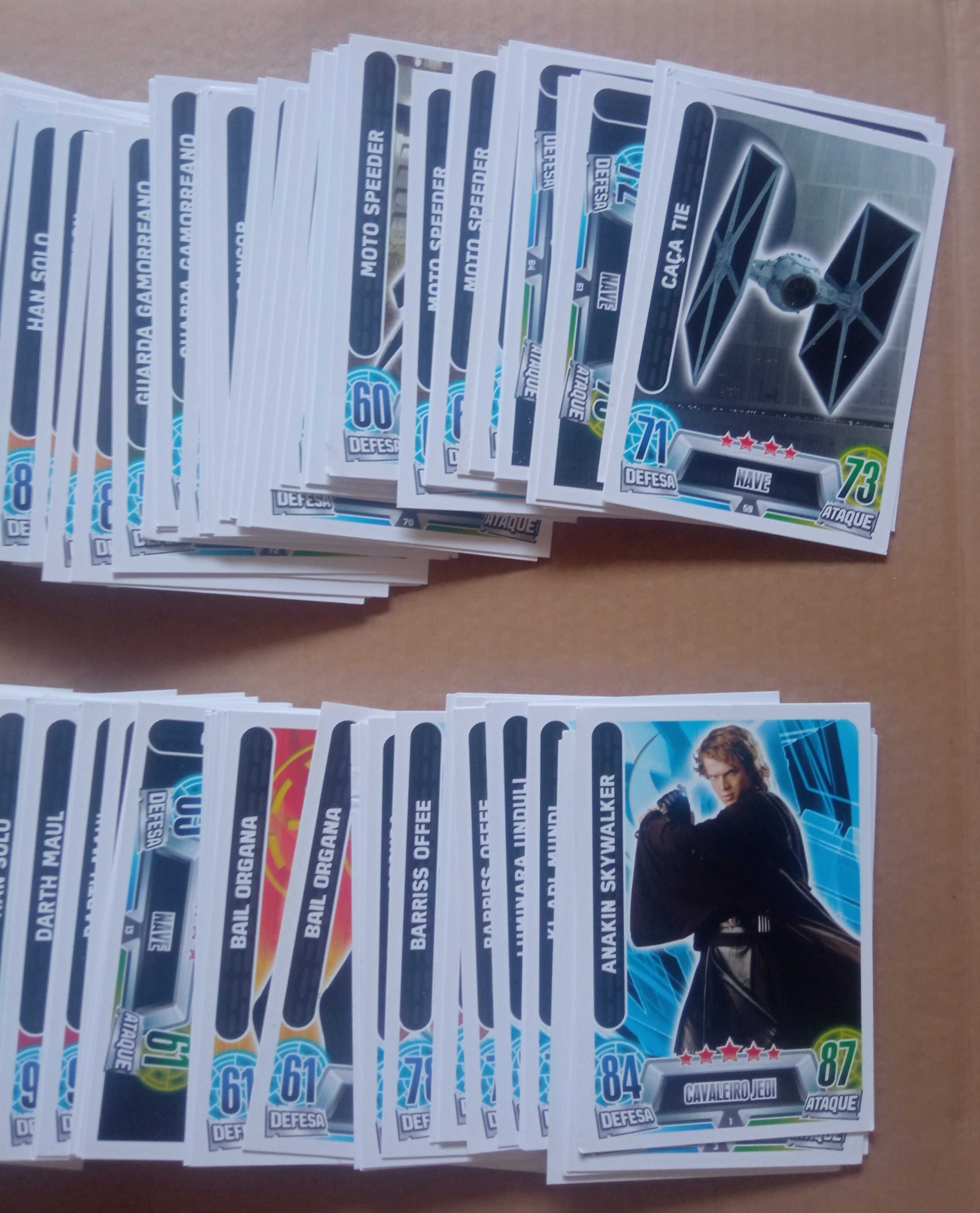 Cartas Topps Star Wars Force Attax