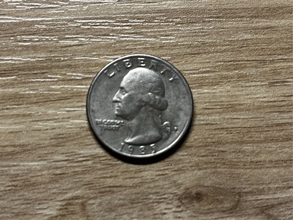 Quarter Dollar 1985 Unikat idealny stan