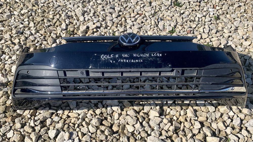 Zderzak przedni 4x PDC HIGHLINE LC9X VW Golf 8 5H 21- oryginal