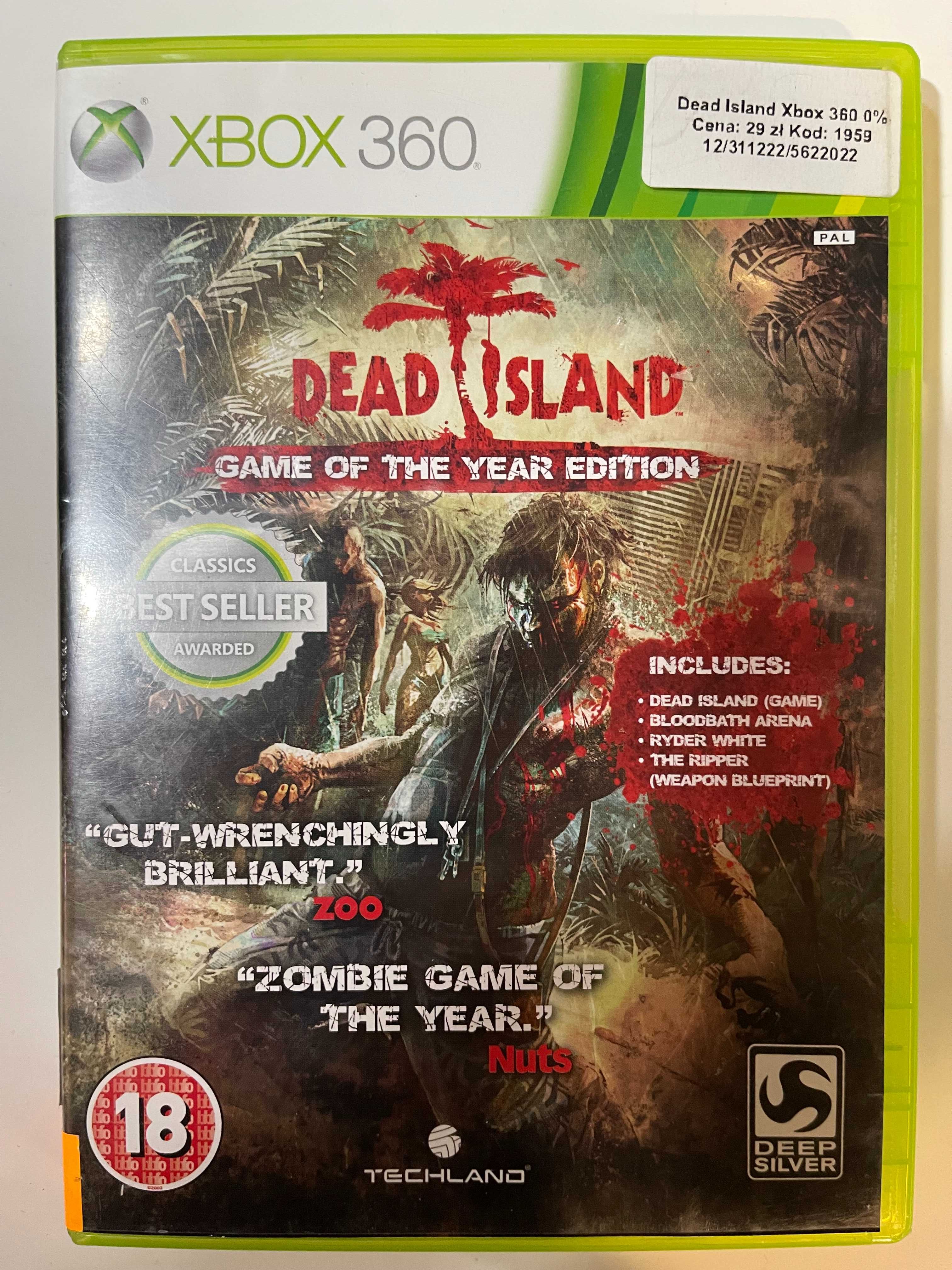 Dead Island Xbox 360