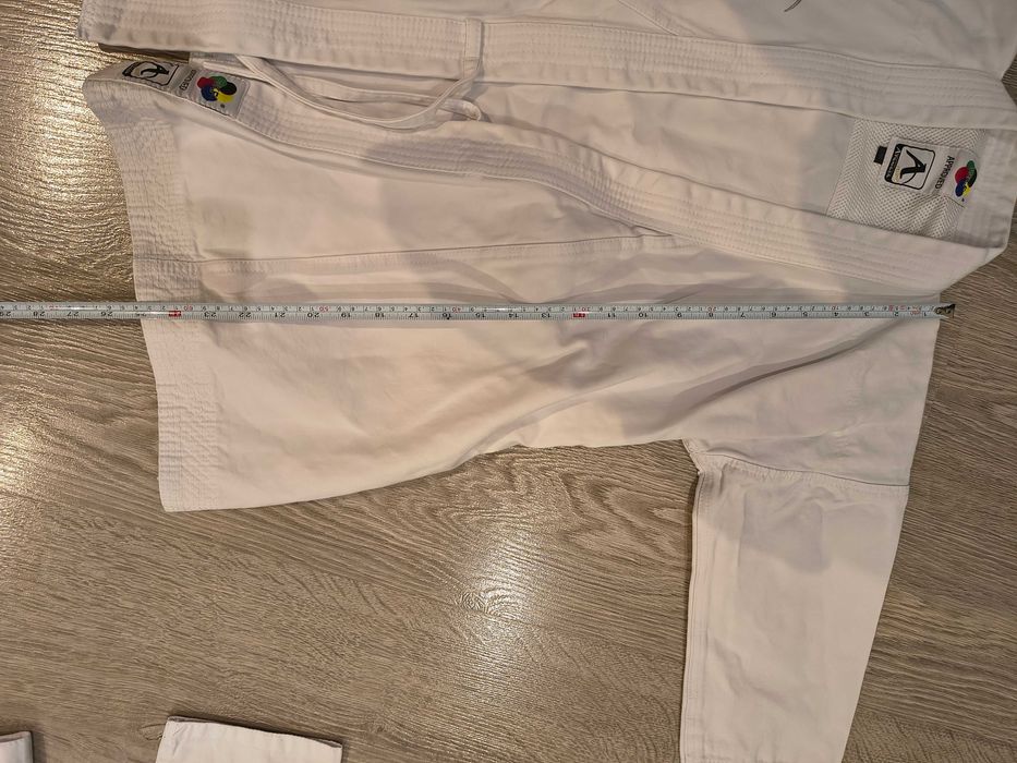 Kimono 150 profesjonalne, WKF kumite, gruba bawełna, Arawaza