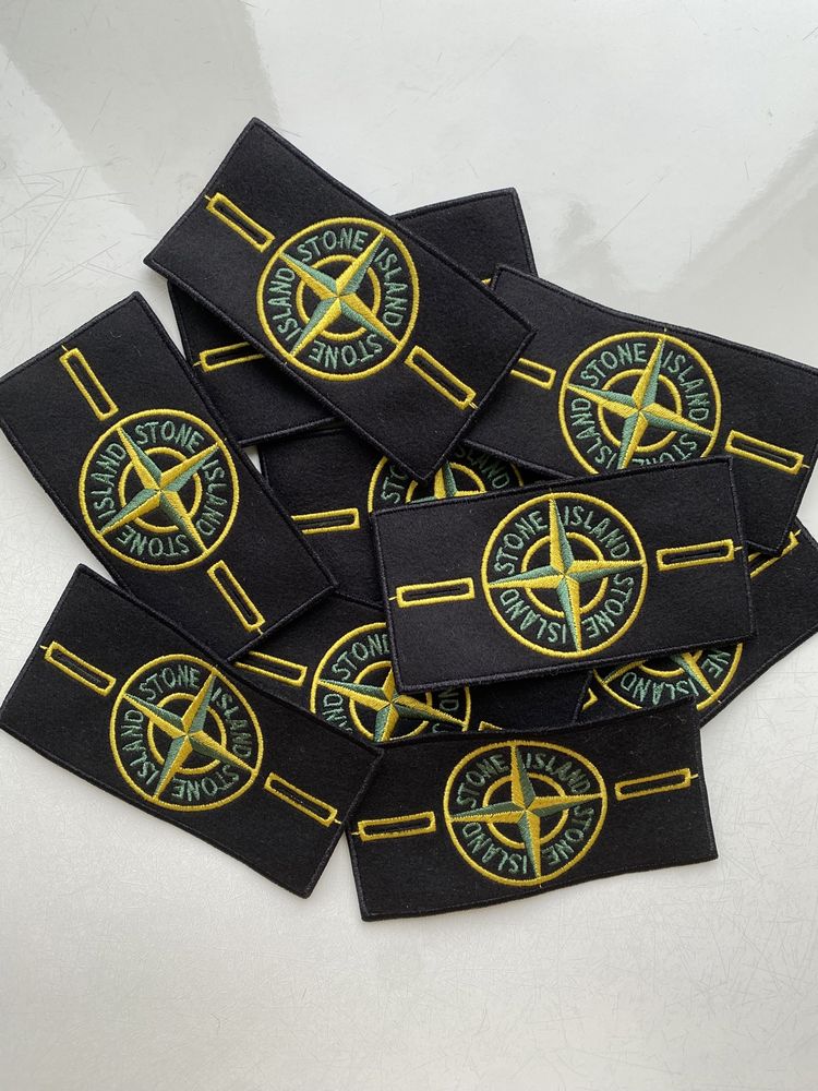 Аутентичний комплект аксесуарів Stone Island патч бірки ґудзики бирки