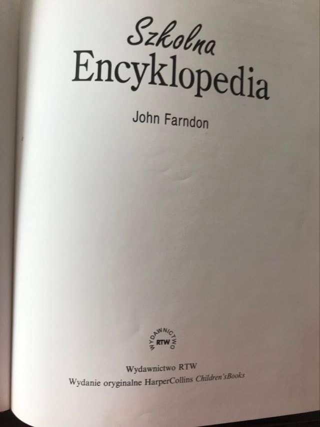 Szkolna encyklopedia jak nowa