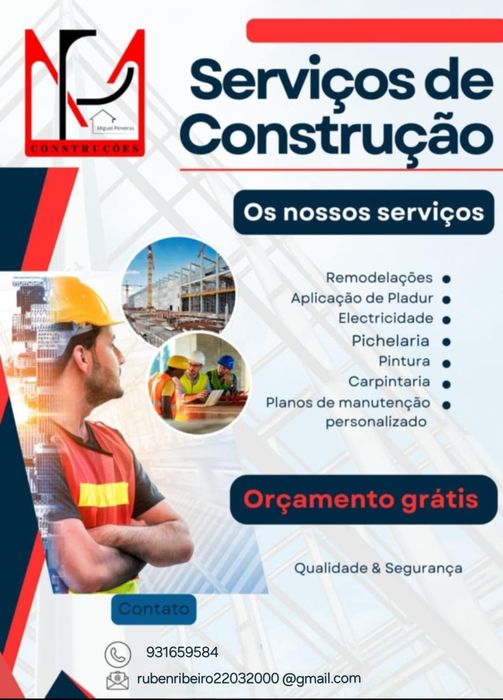 Serviços de construção