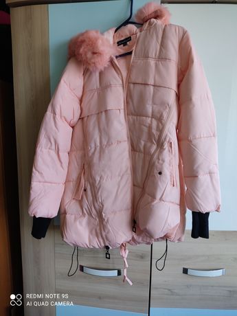 Różowa kurtka zimowa XXL nowa