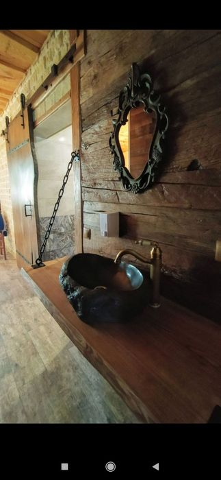 Баня на дровах з басейном