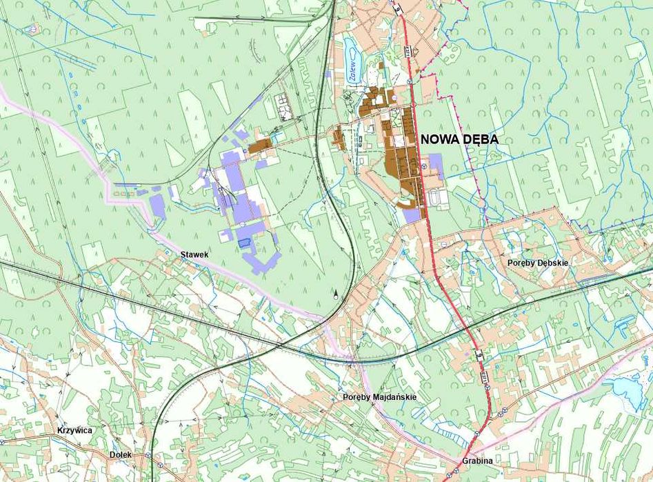 Nieruchomość przemysłowa | Nowa Dęba | 6 339 m² gruntu + 1 289 m² hali