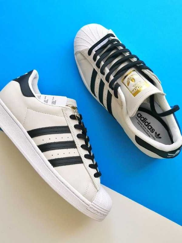 Кросівки - Adidas Superstar, розмір 45. Стильні чоловічі кросівки.