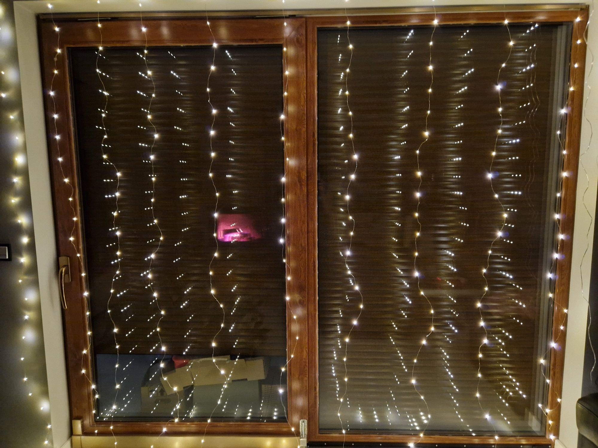 Kurtyna LED lampki choinkowe SOPLE MIKRO PILOT