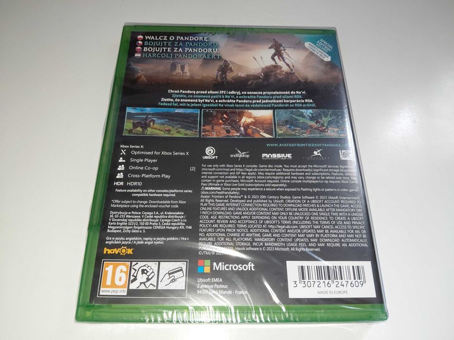 xbox series x AVATAR FRONTIERS OF PANDORA Special EDITION po polsku,