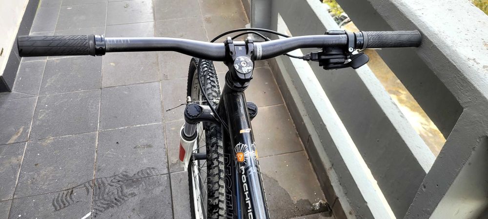 Bicicleta btt rockrider 6.0 full suspention v-break jante 26