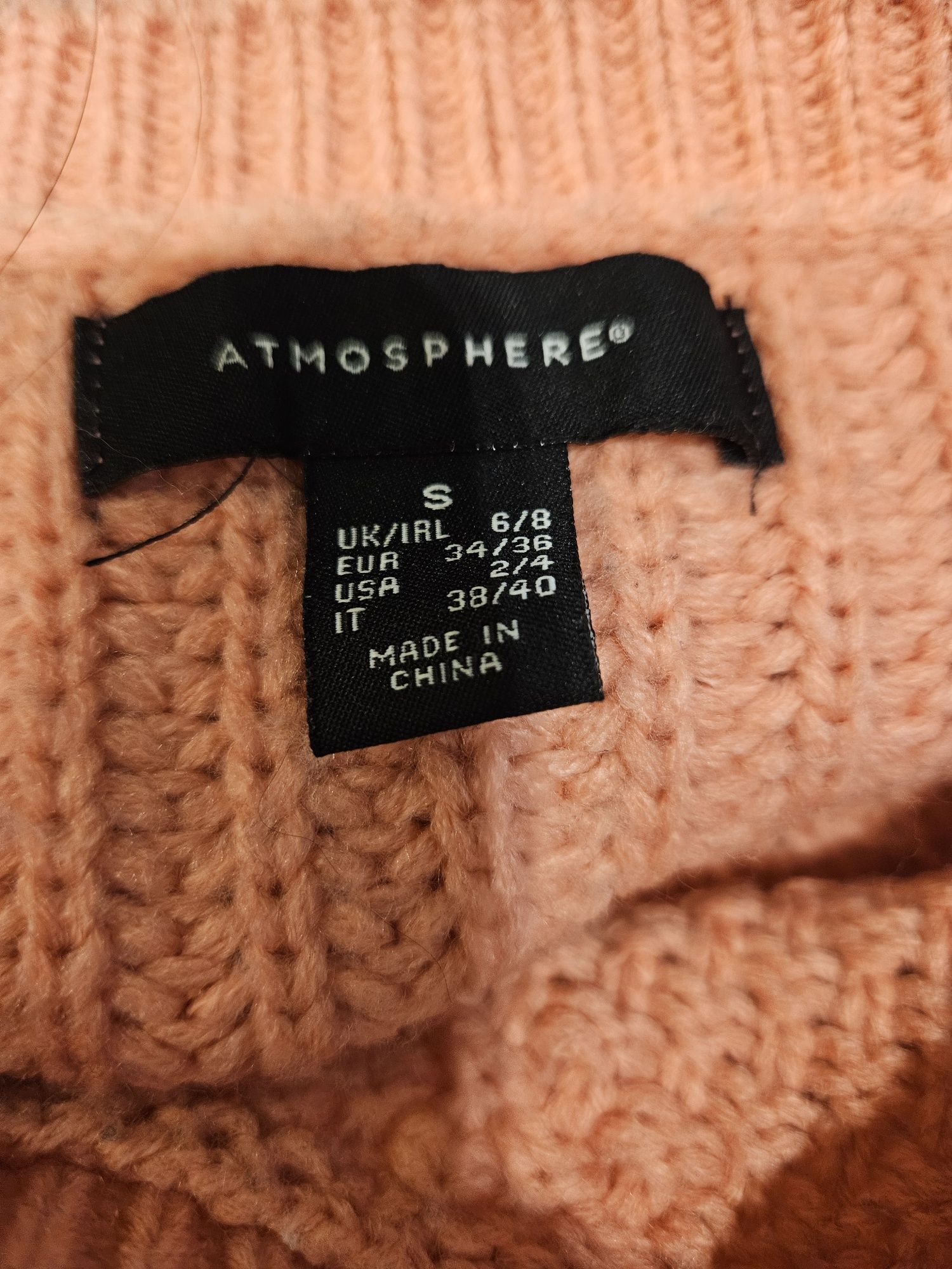 Sweter różowy rozmiar S/M Atmosphere