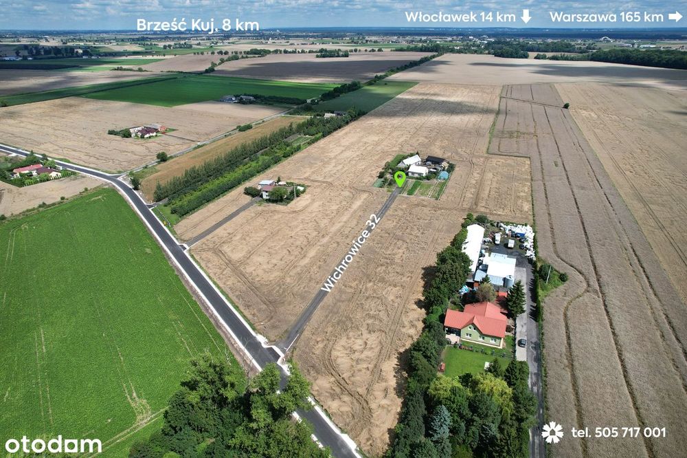 Siedlisko na sprzedaż na Kujawach, gm. Choceń, działka 3511 m2