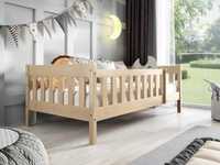 Parterowe łóżko dziecięce POLA 1-osobowe z materacem w cenie