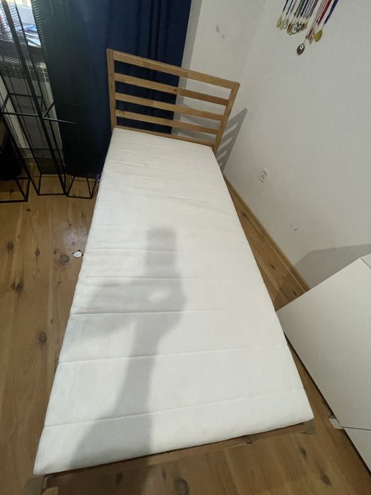 Łóżko mlodziezowe 100x200 z Nowym materacem