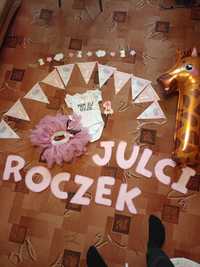 Zestaw na roczek Julci spódniczka body