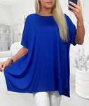 Bluzka plus size tunika różne kolory 50/52/54/56 gładka