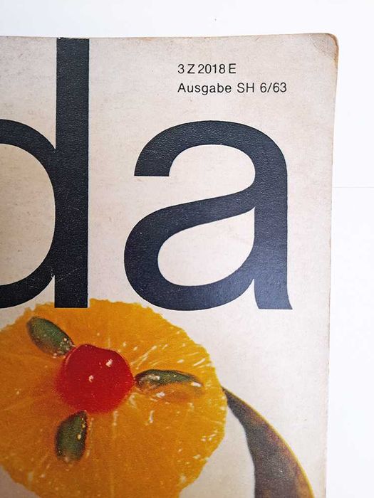 Antiga Revista Burda Junho 1963