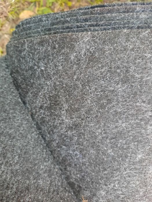 Wykładzina dywanowa tapicerska obiciowa camper przyczepa gr 2mm szaro-