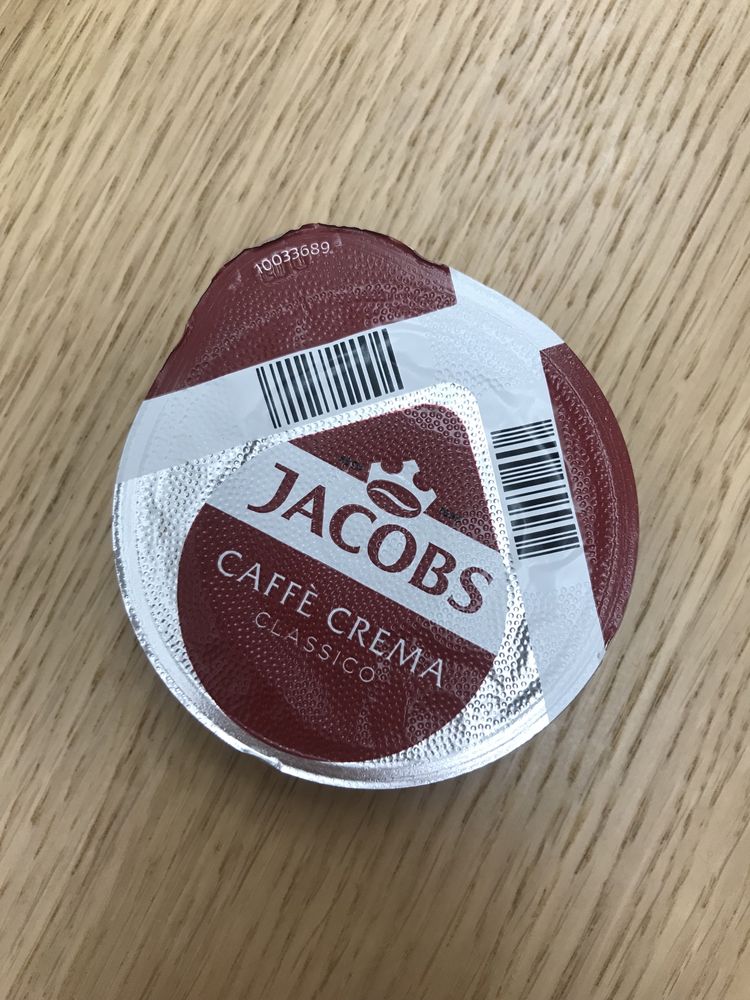 Кава в капсулах JACOBS Caffe Crema Intenso Tassimo Compatible Coffee