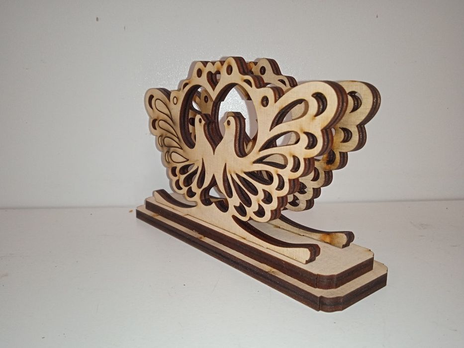 Салфетница Пара голубей размер 10*15 см.