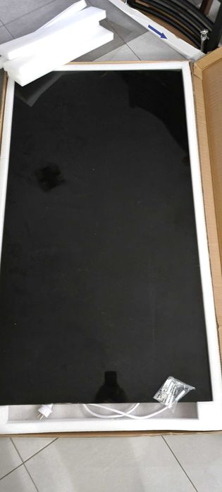 Panel elektryczny SZKLANY czarny Sundirect GD Plus 800W grzejnik