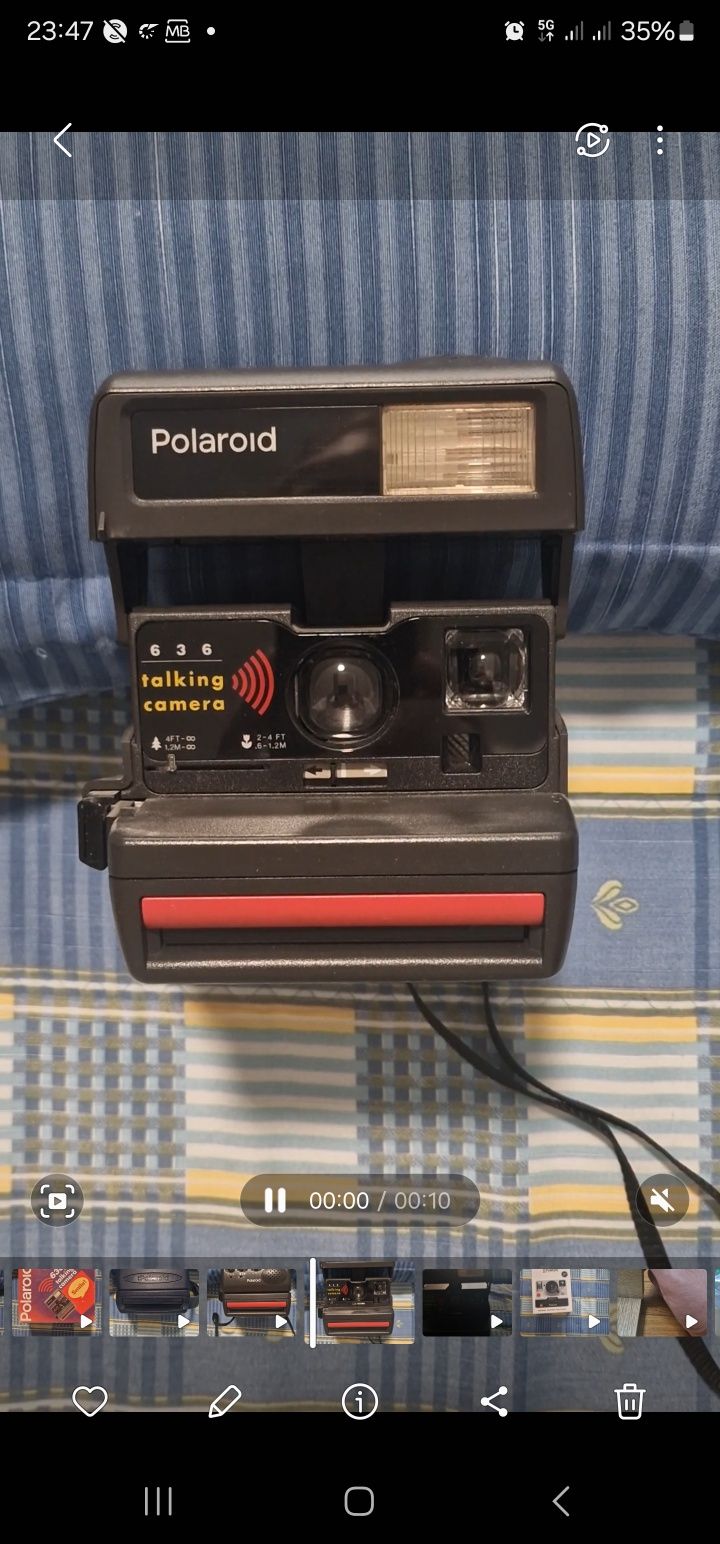 Polaroid talking câmera
