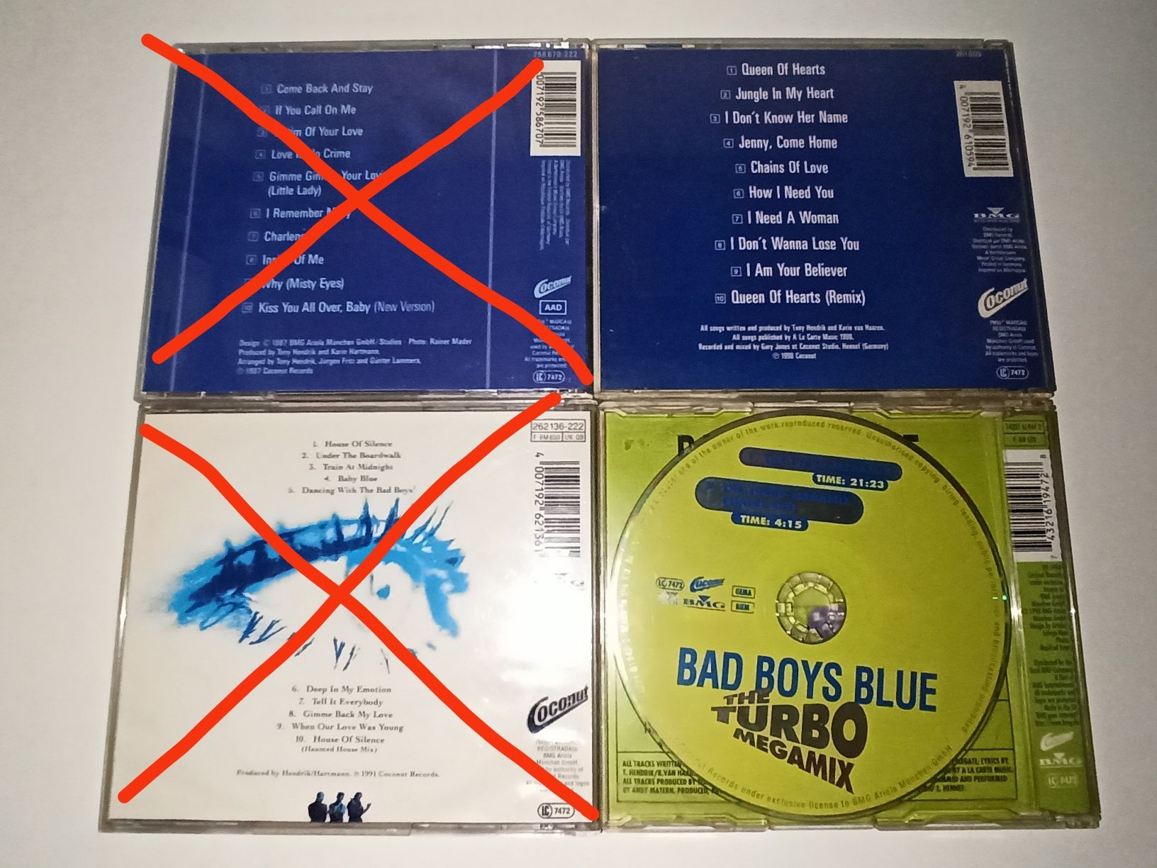 Bad Boys Blue Turbo Megamix Game Of Love Maxi Singles Italo Disco CD