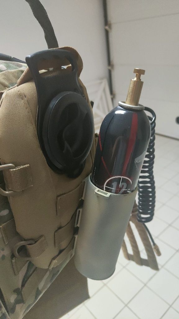 Suporte garrafa green gás airsoft