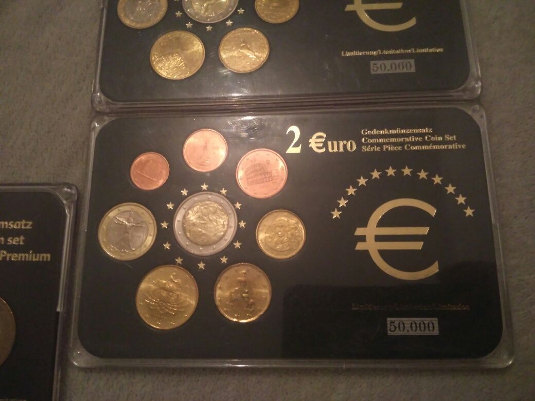 Moedas colecao euros