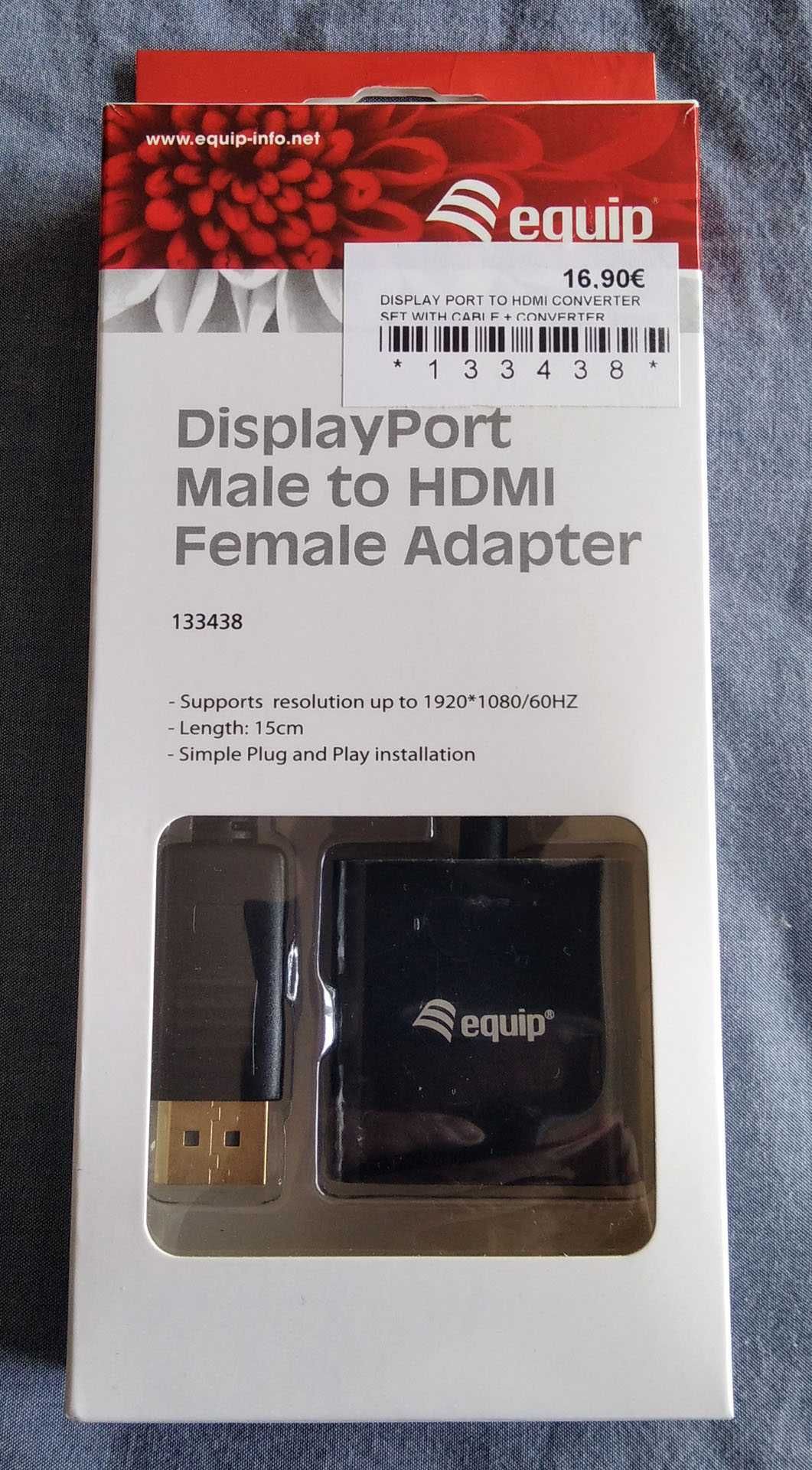 Conversor de saída de PC DisplayPort para HDMI