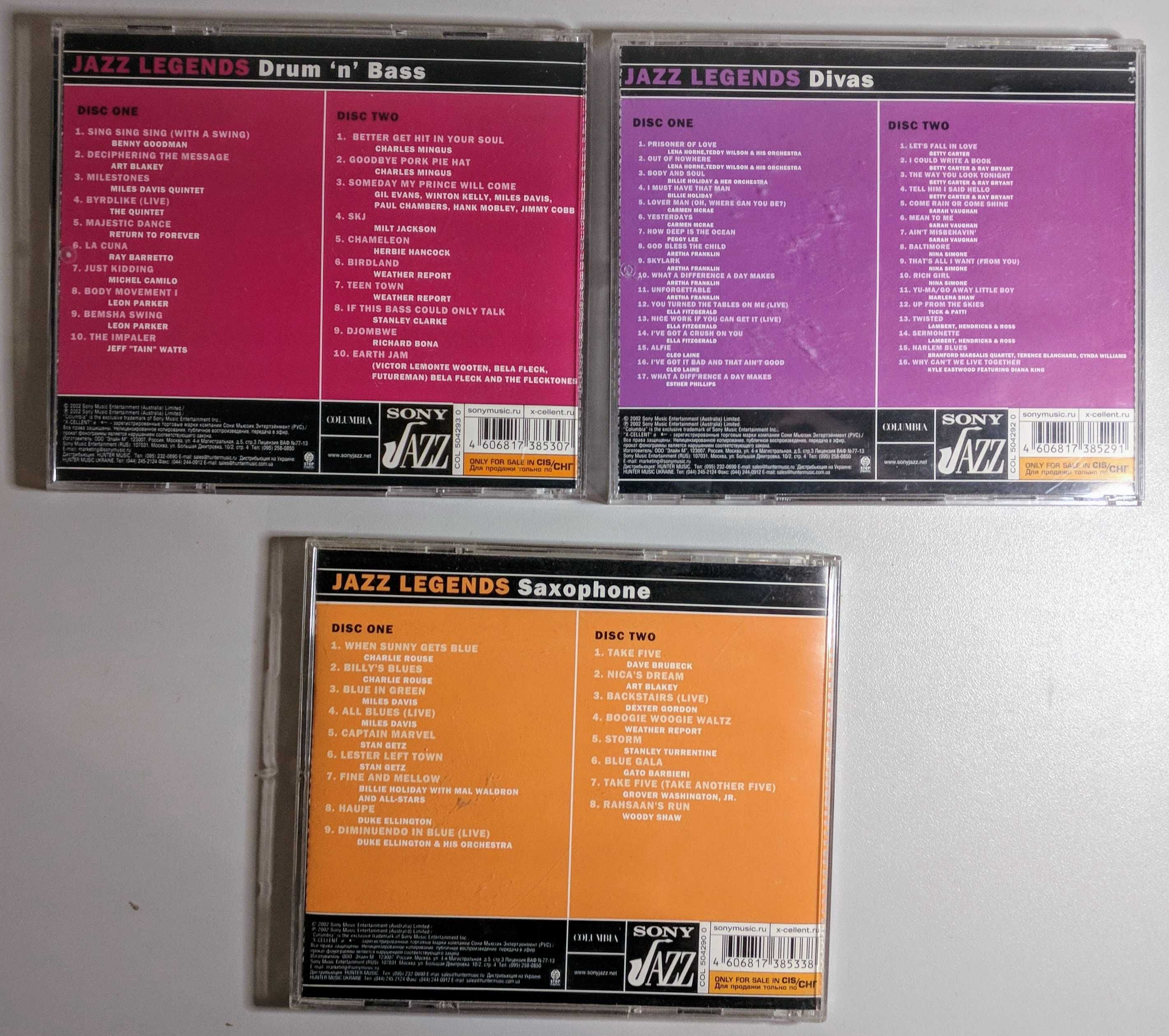 Колекція Jazz Legends 12 CD. Легенди джазу 12 компакт-дисків