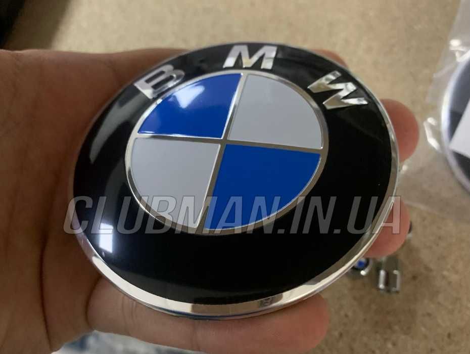 Емблема значок на капот багажник для BMW БМВ 82 78 74 мм