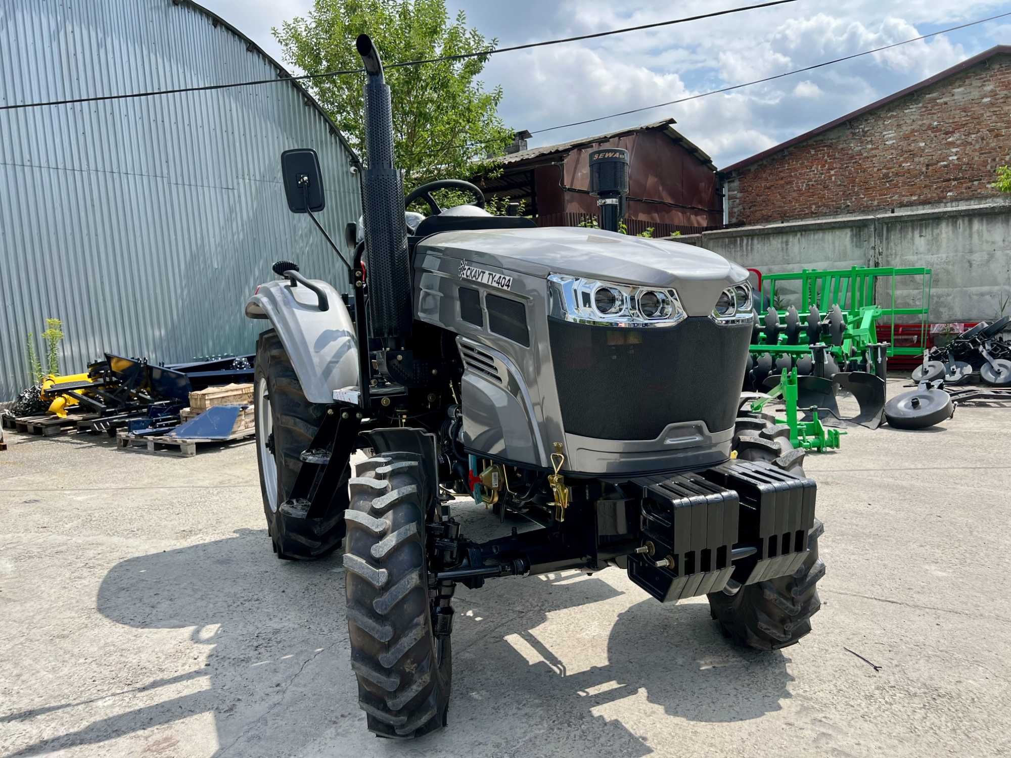 Новий мінітрактор СКАУТ TY-404 Примусова Гідравліка Реверс