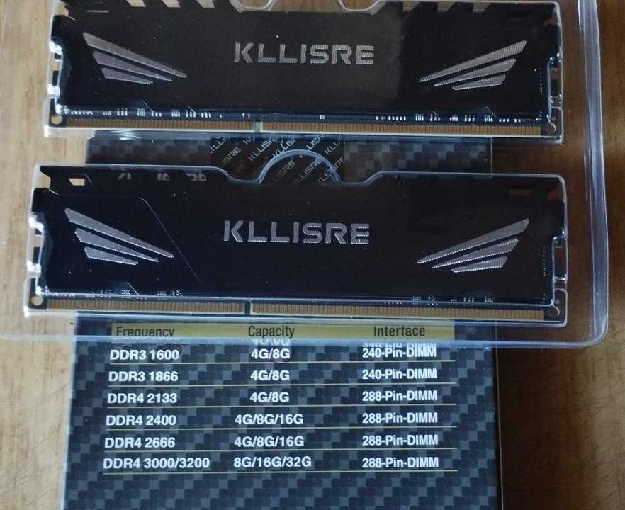 Набір оперативна пам'ять (8Гб + 8Гб) KLLISRE 16 Gb DDR3 1600 МГц