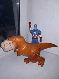 Динозавр Бутч и Капитан Америка
