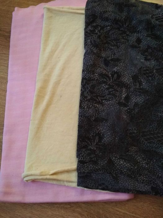 Отрезы и остатки  различных тканей