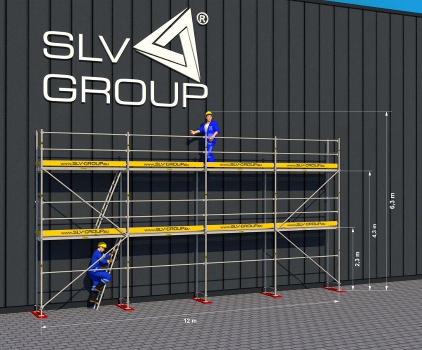 Rusztowanie elewacyjne SLV 70 (długość 12 m)